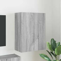 TV zidni ormar Siva Sonoma 59,5 x 31 x 80 cm Konstruirano drvo