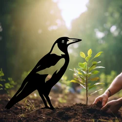 Aberto Design Dekorativna figura Bird 02, 46x32 cm, 1.5 mm