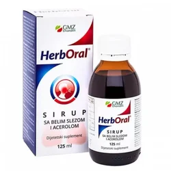 Ervamatin Sirup protiv kašlja Beli Slez I Acerola Herboral, 125ml
