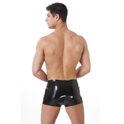 Rimba Latex Play Mens Shorts Black M