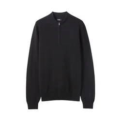 GOBI Cashmere Pulover črn denim