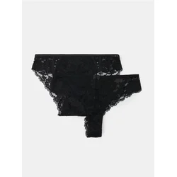 Sinsay - brazilian gaćice 2 pack - crno