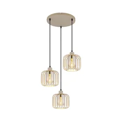 Globo 15758-3H - Luster na sajli ALFRED 3xE27/40W/230V