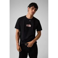 Guess Jeans Majica 184114 Črna Classic Fit