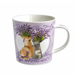 Vrč porcelan 450ml LEVANDULE mix