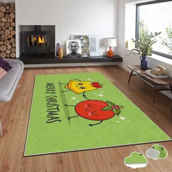 Conceptum Hypnose Tepih sa novogodišnjim motivima Asr-Crpt-54, Pravougaoni, 80x140 cm, Zeleni