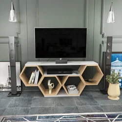Hanah home TV Komoda Bal Belo-Hrast