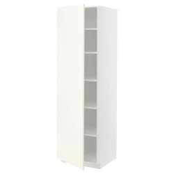 METOD Visoki element s policama, bela/Vallstena bela, 60x60x200 cm