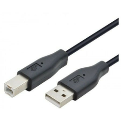 E-GREEN Kabl USB A - USB B MM 5m crni