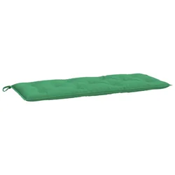 Jastuk za vrtnu klupu zeleni 120 x 50 x 7 cm od tkanine Oxford