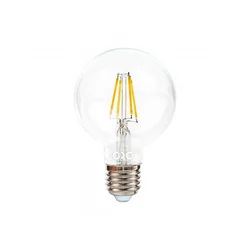Žarnica ORO-E27-G80-FL-claro- 6W-dimm-DW, 4000K