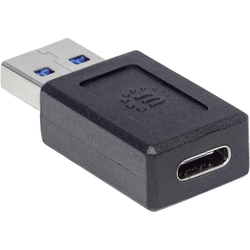 Manhattan Manhattan USB 3.1 (Gen 2) adapter [1x Moški konektor USB 3.1 tipa A - 1x Ženski konektor USB-C™]