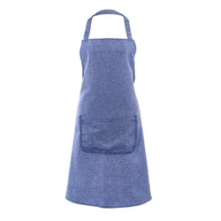 Kitchen apron, 70 x 85 cm, Stella, dark blue - Tiseco