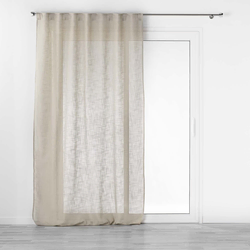Rjava prosojna zavesa 140x240 cm Haltona – douceur dintérieur