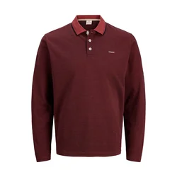 JACK & JONES Majica JPRBLUALVES roza/temno rdeča