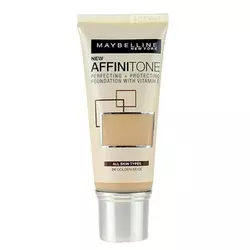 Maybelline Affinitone vlažilni puder odtenek 24 Golden Beige 30 ml