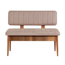 Conceptum Hypnose Trpezarijska klupa Vina Bank 110x85x40cm Orah