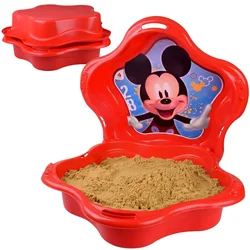 JOKOMISIADA Zaprti plastični peskovnik SHELL 2 v 1 bazen Mickey Mouse SP0884