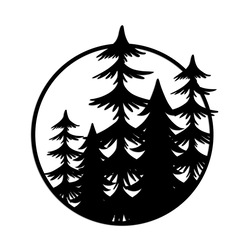 WALLXPERT Zidna dekoracija Trees L