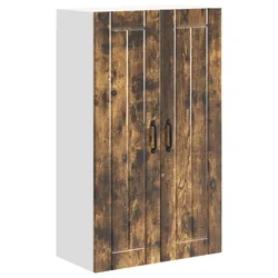 Vidaxl Omarica na steni LUCCA Dimljen hrast 60 x 31 x 100 cm