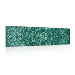 Slika ročno naslikana Mandala - 120x40