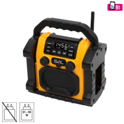 Bežični zvučnik SAL BTWORKPRO, Bluetooth, prenosni punjač, FM, 10W, crni