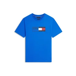 Tommy Hilfiger Majica Brand Love Box MW0MW42366 Modra Regular Fit