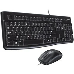 LOGITECH MK120 Corded Combo - BLACK - USB - HRV-SLV-SRB