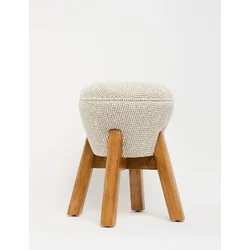 Atelier del Sofa Tabure Hermod, Krem
