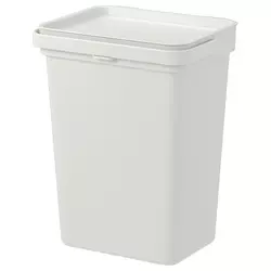 HALLBAR Kanta s poklopcem, svetlosiva, 10 l