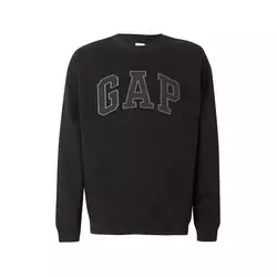 GAP Majica HERITAGE  pegasto siva / črna