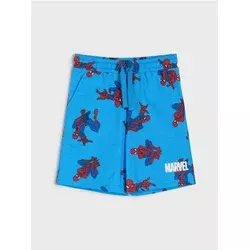 Sinsay - Pamučne kratke pantalone sa printom Spider-Man - plava