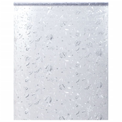 Prozorska folija matirana s cvjetnim uzorkom 60 x 500 cm PVC
