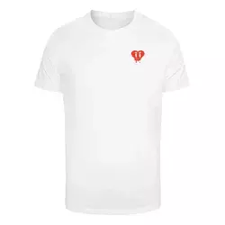 Mens T-shirt Smiley Drip - white