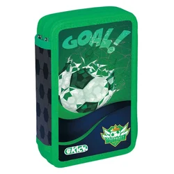 Pernica sa 2 zipa 600D, 19x12x4 cm puna - Football #7-36020