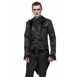 Moški plašč DEVIL FASHION - Dream Snatcher Gothic Patterned Swallowtail - CT19101
