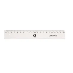 Ravnilo 20cm office point prozorno 6002000-01 OFFICE