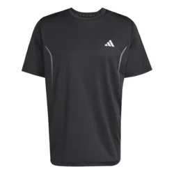 ADIDAS PERFORMANCE Funkcionalna majica TECH APPAREL siva / črna / bela