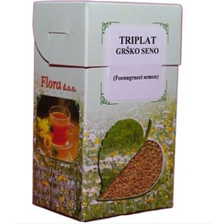 FLORA triplat-grško seno, 150 g