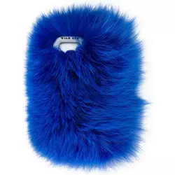 Wild And Woolly-Blue Fur Vincennes iPhone 7 case-women-Blue