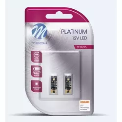Led sijalica za auto W5W 2xLED 12V hladno bela 2/1 M-tech