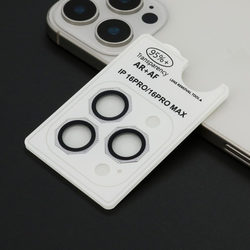 Zastita za kameru octagon diamond za iphone 16 pro (6.3)/16 pro max (6.9) srebrna ( FL11448 )