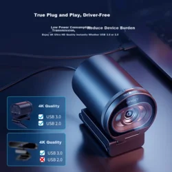 EMEET Web kamera S600, 4K, 60FPS