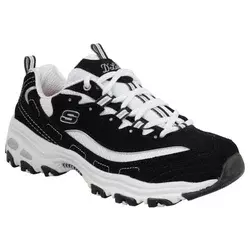 Skechers Ženske patike DLites-Biggest Fan, 11930-BKW, Crno-bele