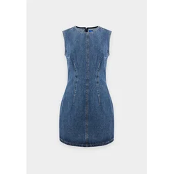 HUGO Obleka Glimmer moder denim