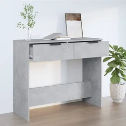 Konzolni stol boja betona 90 x 36 x 75 cm od konstruiranog drva