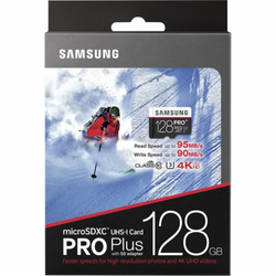 Samsung 128GB PRO+ MICRO SDXC class10 U3 95MB/s SPOMINSKA KARTICA+ SD adapter