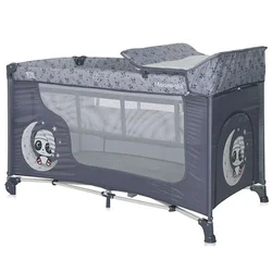 Lorelli prenosivi krevetac Moonlight 2 Nivoa Cool Grey Pandas 10080412362