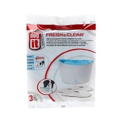 Dog It Nadomestni filter pena+oglje za fontane NEW 3pcs