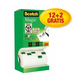 3M Scotch Magic lepilni trak - 19 mm × 33 m, 14 kosov